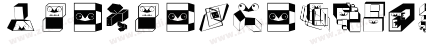Bauhaus Outline字体转换
